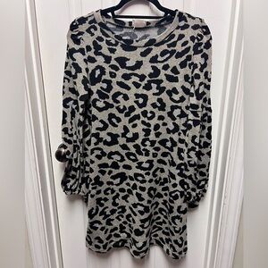 Cheetah print dress